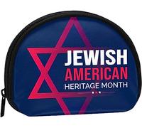 Jewish American Heritage Month Coin Purse Wallet Women and Girls Cute Fashion Bag Change Pouch Key Holder Women Purse Gift