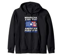 Jewish American Heritage Pride Dream Zip Hoodie