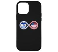 Jewish AMERICAN Israeli Flag Infinity Loop Support Case for iPhone 12 mini