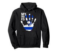 Jewish Flag, Israel Flag, My DNA Is Jewish, Proud Zionist Pullover Hoodie