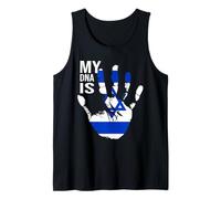 Jewish Flag, Israel Flag, My DNA Is Jewish, Proud Zionist Tank Top