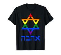 Jewish Gay Pride Rainbow LGBT Hebrew Passover Jewish T-Shirt