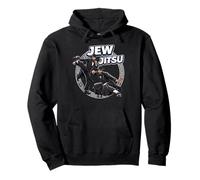 Jewish Hanukkah Rabbi Horah Dance Jiu Jitso Pullover Hoodie