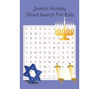 Jewish Holiday Word Search For Kids: Themed puzzles for kids. Fun and educational for all. Ages 6+ (Holiday Word Searches for Kids)