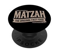 Jewish Humor Saying Matzah The Original Fast Food PopSockets Adhesive PopGrip