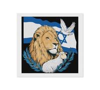 Jewish Israel Lion Dove Diamond Painting Kits Wall Arts Decor
