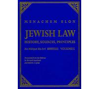 Jewish Law, 4-volume set: History, Sources, Principles