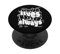 Jewish Lives Matter Always Support Judaism Pride Israel Art PopSockets Adhesive PopGrip