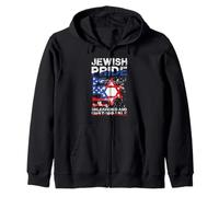 Jewish Pride Unleavened And Unstoppable Star Zip Hoodie