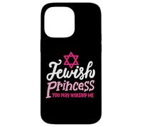 Jewish Princess You May Worship Me Funny Jew Hanukkah Girls Case for iPhone 14 Pro Max
