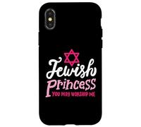 Jewish Princess You May Worship Me Funny Jew Hanukkah Girls Case for iPhone X/XS