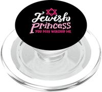 Jewish Princess You May Worship Me Funny Jew Hanukkah Girls PopSockets PopGrip for MagSafe