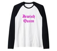Jewish Queen Hanukkah Jewish Mother's Day and Purim Costume Raglan Baseball Tee