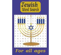 Jewish Word Search Puzzle Book: Word Searches With Easy to Read Print About Jewish Life, Holidays, Traditions, Food ... 6x9 inches, 102 pages, 50+ ... for Vacations, Seniors, and Relaxing Time.