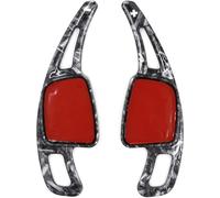 JEWOSS 2 pcs Steering Wheel Paddle Shifter for Audi A3 A4 A5 S3 S4 S5 SQ5 SQ7 Q2 Q3 Q5 Q7 TT TTS 2015-2019 2020, Aluminum-Alloy Shift Paddles Extension,Forged Pattern