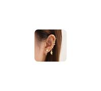 JEWPARK for Women 14K Gold Plated Lightweight Adjustable Gift for Women, Zinc, No Gemstone