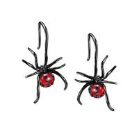 Jewseen A Pair of Halloween Spider Cartilage Earring Studs for Earlobe, 16G