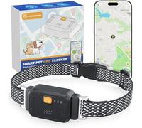 Jewyow Dog Tracker with No Monthly Fees,Virtual Fence & Two-Way Reminders, Pet Activity Tracker with Real-Time GPS Tracking, 4g Live Satellite Tracking, Suitable for All Dogs/Cat