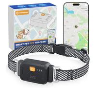 Jewyow Smart Dog Tracker,Virtual Fence & Two-Way Reminders, Smart Activity Tracker with Real-Time GPS Tracking, 4g Live Satellite Tracking,Suitable for All Dogs and Fits All Collars