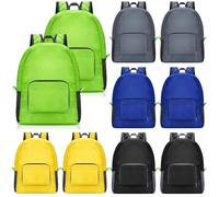 Jexine 10 Pcs Backpacks Bulk 16.5 Inch Lightweight Backpacks Student School Book Bag Book Bags for Kids for Travel, Mixed Color, 16.5 inch in height, 12 inch in width, 6.3 inch in depth, Classic
