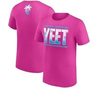 Jey USO Yeet 3D Merch T-Shirt Short-Sleeved Sport Top Unisex Fashion Casual Summer Gym Tee (Pink,XS)