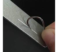 JEYANG Fishing Hook Sharpener Portable Diamond Stone Fish Hook Sharpen Tools Whetstone Keychain for Outdoor Fishing Accessories,Single Sided