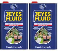 Jeyes Fluid Classic Outdoor Cleaner 5L - Premium Patio Cleaner Concentrate Makes 100L - Heavy Duty Disinfectant for Patios, Driveways, Paths - Kills 99.9% Bacteria - Pet Friendly (Pack of 2)