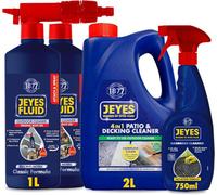 Jeyes Fluid Jeyes Garden Essentials Bundle - Complete Outdoor Cleaning Kit For Patios, Decking, Bbqs & More - Pack Of 3