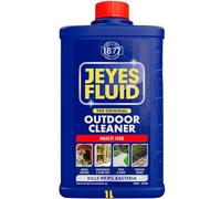 Jeyes Fluid Outdoor Cleaner (1 Litre). Multi Use Disinfectant Liquid - Kills 99.9% Bacteria, Patio Cleaner Fluid for Greenhouses, Paths, Pet Housing - Tackles Dirt, Rust & Limescale - Protects Family