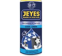 Jeyes Freshbin Powder (550g) - Fast-Acting Odour Neutraliser with Cool Linen Scent - Absorbs Moisture & Fluid Leaks - Long-Lasting Indoor and Outdoor Bin Freshener and Bin Odour Eliminator