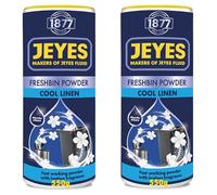 Jeyes Freshbin Powder (550g) - Fast-Acting Odour Neutraliser with Cool Linen Scent - Absorbs Moisture & Fluid Leaks - Long-Lasting Indoor and Outdoor Bin Freshener and Bin Odour Eliminator