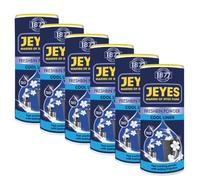 Jeyes Freshbin Powder (6 x 550g) - Fast-Acting Odour Neutraliser with Cool Linen Scent - Absorbs Moisture & Fluid Leaks - Long-Lasting Indoor and Outdoor Bin Freshener and Bin Odour Eliminator