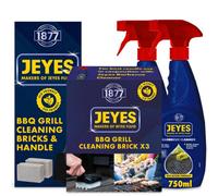 Jeyes Premium Bbq Cleaning Kit - 2X Bbq Cleaner Sprays, Grill Brick & Handle, Plus 3X Brick Refills