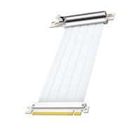 JEYI Graphics Card with PCI-E 4.0 Riser Cable 18CM White