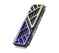 JEYI M.2 NVMe SSD Heatsink, Aluminum Alloy with Thermal Pad | High-Efficiency Cooling, For PS5, mATX/MiniATX, Compatible with Samsung 990 EVO Plus/990 PRO/980 Pro/980 EVO/970 Pro/970 EVO