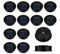 Jeyiour 12 Pack Solar Light Replacement Tops Waterproof LED Panel, 2.76 in