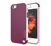 Jeylly for iPhone 5/5S/SE 2016 Case, [3 Color] Slim Hybrid Impact Rugged Soft TPU & Hard PC Bumper Shockproof Protective Anti-slip Case Cover Shell for iPhone 5/5s/SE - Wine
