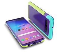 Jeylly for Samsung Galaxy S10, S10 Case Full Body, Ultra Slim 3 Color Hybrid Armor Defender Soft TPU Thin Anti-slip Shockproof Protective Bumper Case For Samsung Galaxy S10 (6.1 inch) - Purple