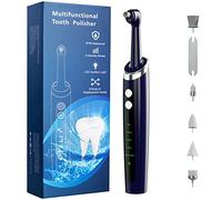 Jeyoe Tooth whitening kit Teeth Cleaner,Teeth Polisher Electric Professional with 5 Replacement Heads & Cleaning Modes, USB Rechargeable, IPX6 Waterproof Plaque Remover for Teeth for Adults &Kids