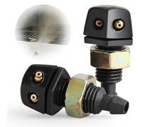 JEYORZY 2 Pcs Windshield Washer Nozzle, Universal Front Windscreen Nozzles Wiper Sprayer Nozzle Washer Washer Washing System Jets Replacement for Cars Cars