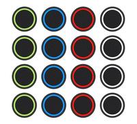 JEYORZY Silicone Caps for PS5, PS4, Xbox 360, PS3 Controller with Grip, Protective Cover and Rubber Joystick Analog Caps (Pack of 16)