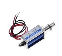 JF-0530B DC 6V 12V 24V Push&Pull Type Gangbei-0530 Open Frame Electromagnet Keepping Force 5N Travel 10mm Linear Solenoid(6V)