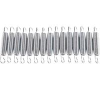 JF HOME BLISS 16ft Trampoline Springs Replacement 5.5 Inch, 15PCS Heavy Duty Galvanised Steel Rust Resistant Tension Springs for 16 Foot Fitness Garden Trampoline Accessories