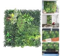 JF HOME BLISS 1m x 1m Artificial Hedge Panels - Premium UV-Resistant Greenery Privacy Screens for Indoor/Outdoor Use - Set of 2