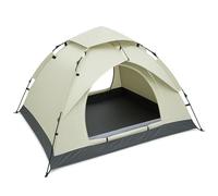 JF HOME BLISS 2-3 Person Instant Pop Up Tent Waterproof & UV Protection Pop Up Tents for Hiking, Outdoor, Backpacking Includes Carrying Bag (White)