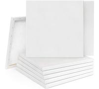 JF HOME BLISS 6PCS Blank Canvas A3(30X40cm) Artist Canvas Panels Board 100% Cotton Blank Canvases for Acrylic Painting Canvas Board (10)