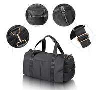 JF HOME BLISS Athletic Gym Bag with Shoe Storage - Waterproof Wet Pocket Duffel for Sports, Workouts & Travel (Unisex Design)