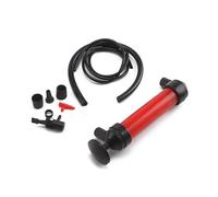 JF HOME BLISS Manual Siphon Pump Kit Multi-Purpose Hand Transfer Pump for Gasoline Oil Water Diesel & Fluids Includes 3 Hoses & Attachments for Automotive Marine Home & Industrial Use