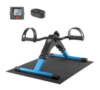 JF HOME BLISS Mini Pedal Exerciser - Compact 50x40x24cm Steel & Rubber Exercise Bike for Leg Training (blue)