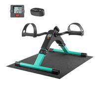 JF HOME BLISS Mini Pedal Exerciser - Compact 50x40x24cm Steel & Rubber Exercise Bike for Leg Training (green)